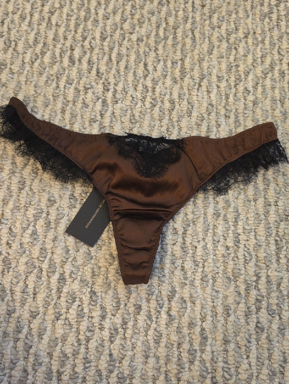 KIKI DE MONTPARNASSE lace Inset Thong